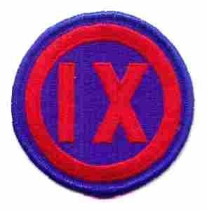 9th Army Corps, Color Patch - Saunders Military Insignia