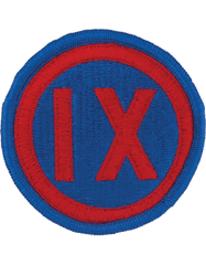 9th Army Corps Patch - Saunders Military Insignia