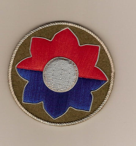 9th Infantry Division Custom made Cloth Patch - Saunders Military Insignia