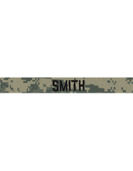 US Army ACU Name Tape with velcro backing by Saunders Military Insignia