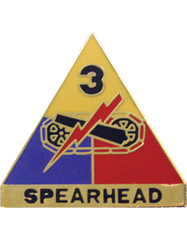 US Army 3rd Armored Division Unit Crest SPEARHEAD by Saunders Military Insignia