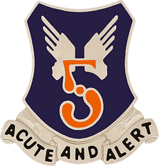 US Army 5th Aviation Battalion Unit Crest by Saunders Military Insignia