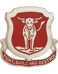 US Army 39th Engineer Battalion Unit Crest by Saunders Military Insignia