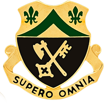 US Army 81st Armor Unit Crest by Saunders Military Insignia