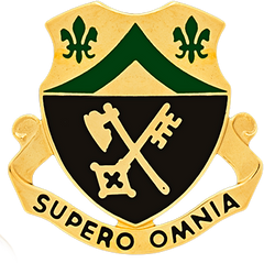 US Army 81st Armor Unit Crest by Saunders Military Insignia