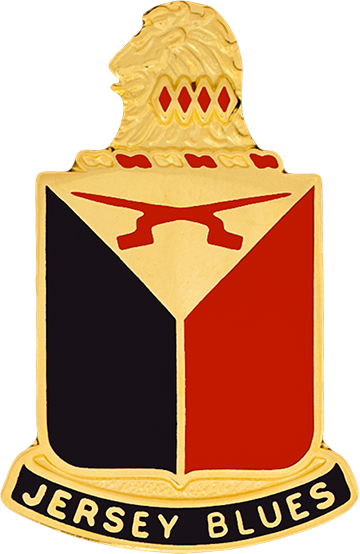 50th Infantry Brigade Unit Crest - Jersey Blues