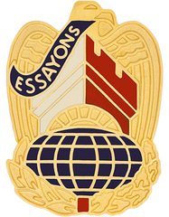 US Army Corps Of Engineers Command Unit Crest Right Facing by Saunders Military Insignia