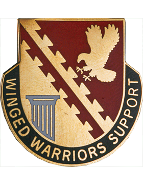 US Army 834th Support Battalion Unit Crest by Saunders Military Insignia