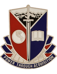 US ARMY 918th Support Battalion unit crest by Saunders Military Insignia