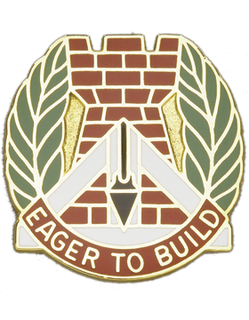 US Army 329th Engineer Group Unit Crest by Saunders Military Insignia