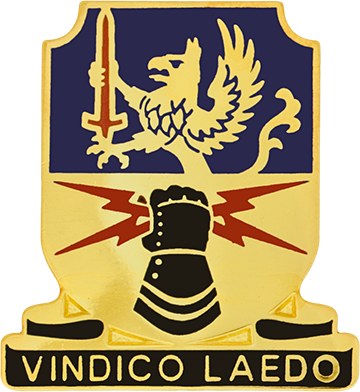 US Army 348th Support Battalion Unit Crest by Saunders Military Insignia