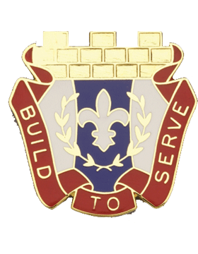 US Army 412th Engineer Command Unit Crest by Saunders Military Insignia