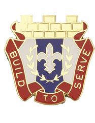 US Army 412th Engineer Command Unit Crest by Saunders Military Insignia