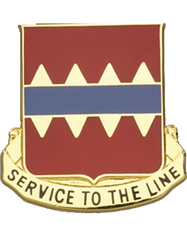 US Army 725th Support Battalion Unit Crest by Saunders Military Insignia