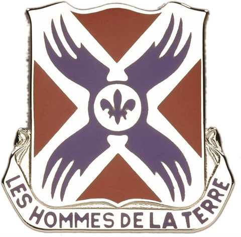 US Army 877th Engineer Battalion Unit Crest by Saunders Military Insignia
