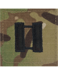 US Army Captain Multicam rank insignia by Saunders Military Insignia