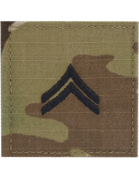 US Army Corporal E-4 rank insignia with Velcro backing by Saunders Military Insignia