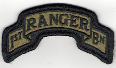 US Army 75th Ranger 1st Battalion Multicam Patch by Saunders Military Insignia