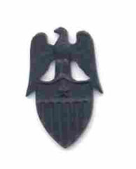 Aide to the Brigadier General Branch Of Service badge in black metal - Saunders Military Insignia