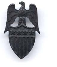 Aide to the General Army Branch Of Service badge in black metal - Saunders Military Insignia
