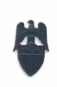 Aide to the Major General  Branch Of Service in black metal