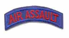 Air Assault Division , Tab in Cut Edge - Saunders Military Insignia