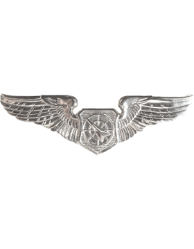 Air Force Air Battle Manager Badge Chrome Finish Display
