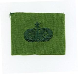 Authentic Air Force Basic Pilot Badge On Subdued Cloth