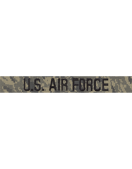 Air Force Branch Tape in ABU Tiger with Velcro Backing - Saunders Military Insignia
