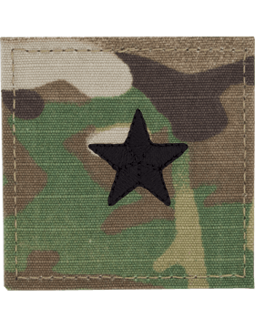 Air Force Brigadier General Scorpion Rank Insignia Silver