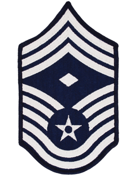 Air Force Chief Master Sergeant with Diamond Chevron - Saunders Military Insignia
