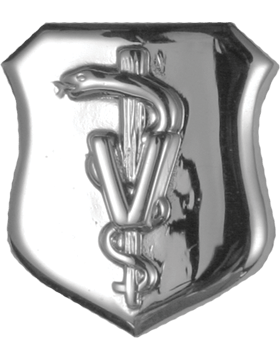 Air Force Chief Veterinarian Badge Chrome Finish Emblem