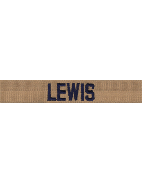 Air Force Embroider Regulation Name Tape in Desert - Saunders Military Insignia
