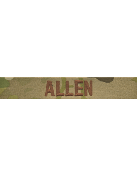 Air Force Embroider Regulation Name Tape in OCP Scorpion - Saunders Military Insignia