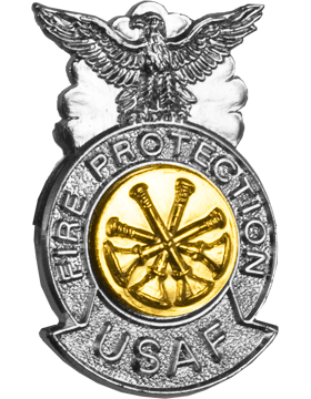 Air Force Fire Chief Metal Badge - Saunders Military Insignia