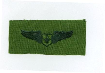 Authentic Air Force Flight Nurse Badge On Subdued Cloth