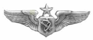 Air Force Flight Surgeon Astronaut Senior Wing Silver