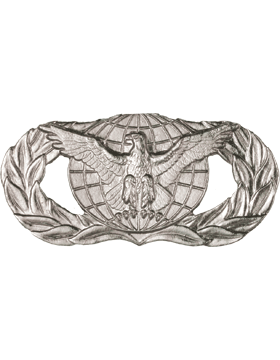 Air Force Protection Badge Chrome Finish Professional
