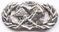 Air Force Fuel Supply Badge Chrome Metal Aviation Accessory