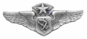 Air Force Master Flight Surgeon Astronaut Badge Silver