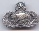 Air Force Master Information Management Badge Silver Finish