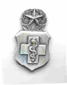 Air Force Master Medical Technologist Badge Silver Finish