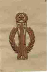 AIR FORCE MASTER MISSILE OPERATOR BADGE IN SUBDUED CLOTH - Saunders Military Insignia