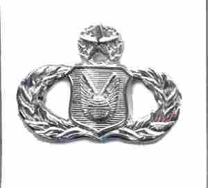 Air Force Master Operations Support Badge Elite Emblem