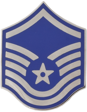 Air Force Master Sergeant Metal Chevron Rank Insignia