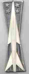 Air Force Missileman badge in old silver finish - Saunders Military Insignia