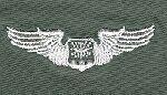 AIR FORCE NAVIGATOR BADGE IN BULLION SEW ON CLOTH - Saunders Military Insignia