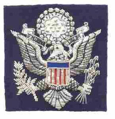 Air Force Officers Cap Device in Bullion - Saunders Military Insignia