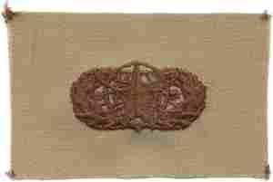 AIR FORCE PILOT BADGE IN DESERT CLOTH - Saunders Military Insignia