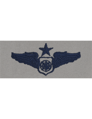 AIR FORCE SENIOR AIR BATTLE BADGE ON ABU CLOTH - Saunders Military Insignia